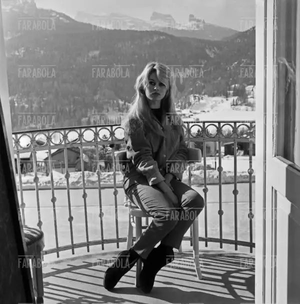 Brigitte Bardot, Cortina d'Ampezzo, 1958