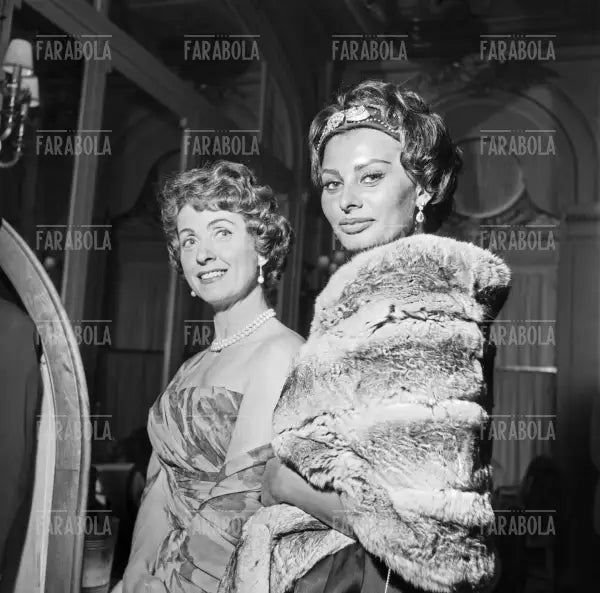 Sophia Loren e Danielle Darrieux, Festival di Cannes, 1958