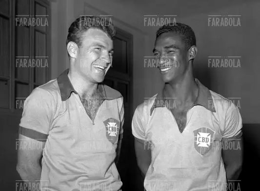 José Altafini e Didì, Inter-Brasile, Milano, 1958