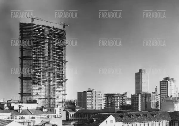 Grattacielo Pirelli in costruzione, 1958