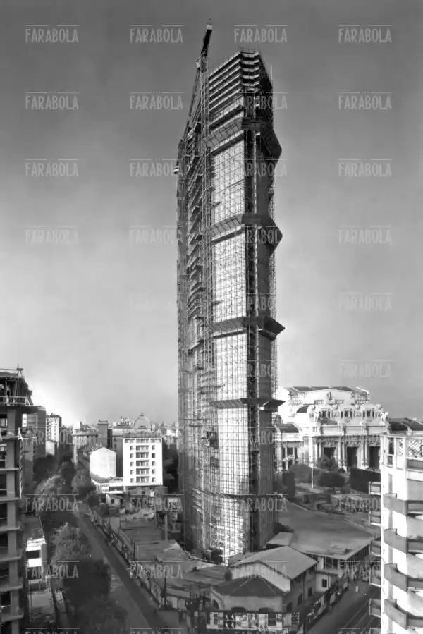 Grattacielo Pirelli in costruzione, 1958