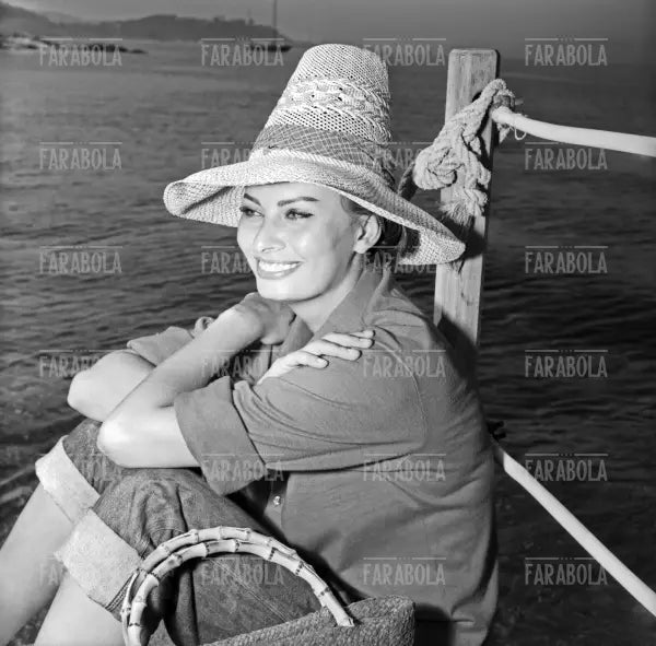 Sophia Loren in vacanza, Saint-Tropez, 1958