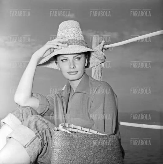 Sophia Loren in vacanza, Saint-Tropez, 1958