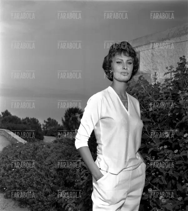 Sophia Loren in vacanza, Saint-Tropez, 1958