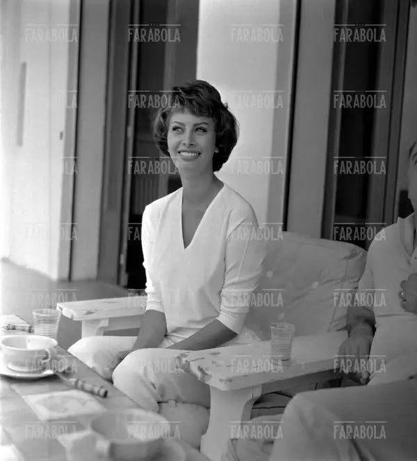 Sophia Loren in vacanza, Saint-Tropez, 1958