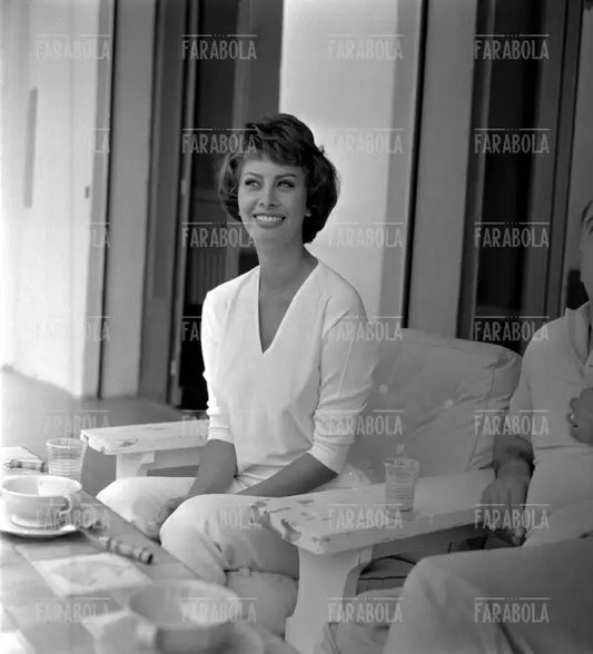 Sophia Loren in vacanza, Saint-Tropez, 1958