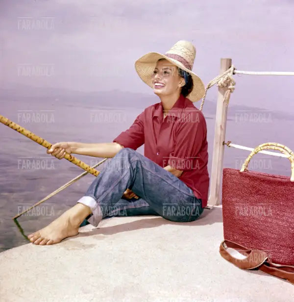 Sophia Loren in vacanza, Saint-Tropez, 1958