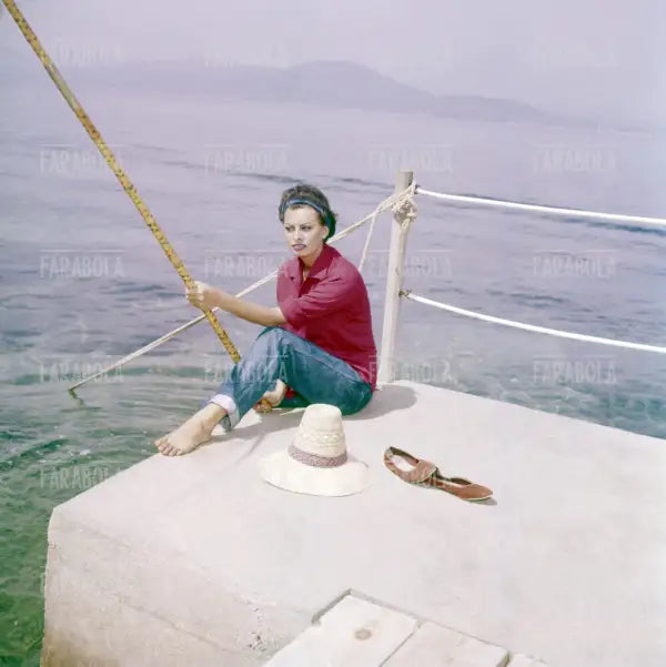 Sophia Loren in vacanza, Saint-Tropez, 1958