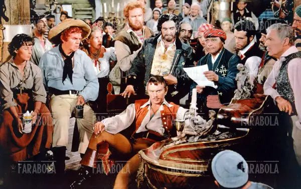 Claire Bloom e Yul Brynner, Film I bucanieri, 1958