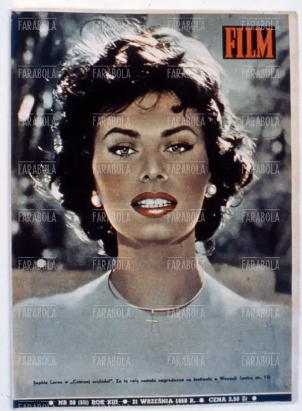 Sophia Loren, Copertina di Film, 1958