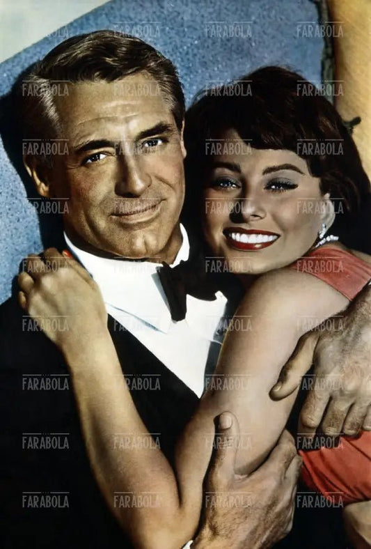 Sophia Loren e Cary Grant, Film Un marito per Cinzia, 1958