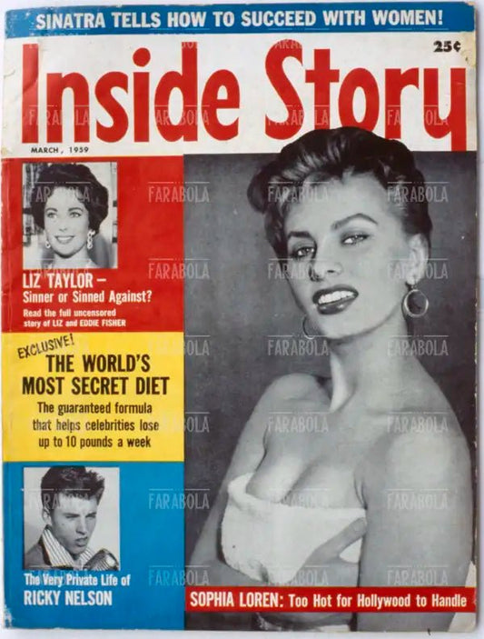 Sophia Loren, Copertina di Inside Story, 1959