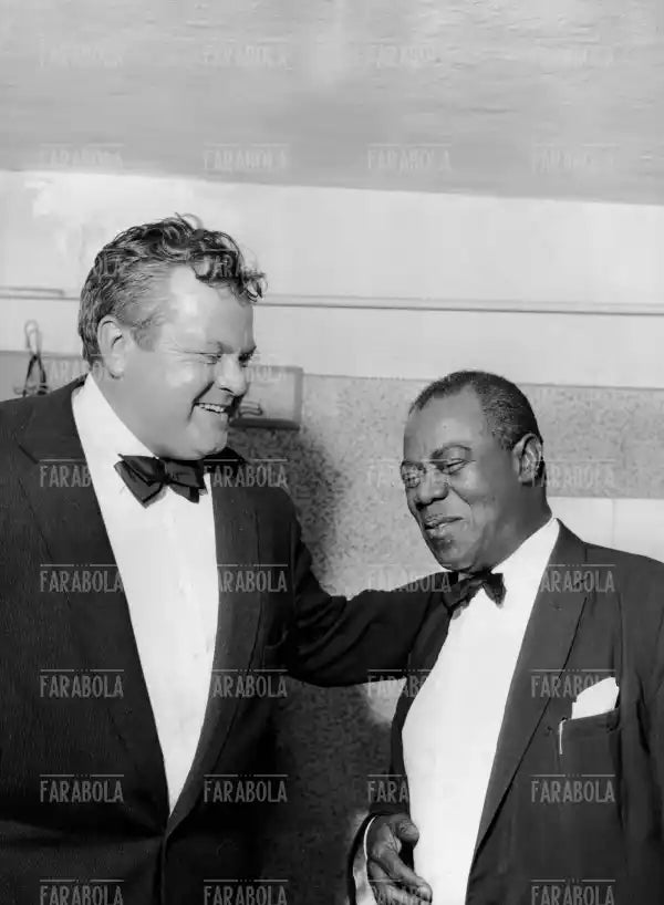Orson Welles e Louis Armstrong, Roma, 1959