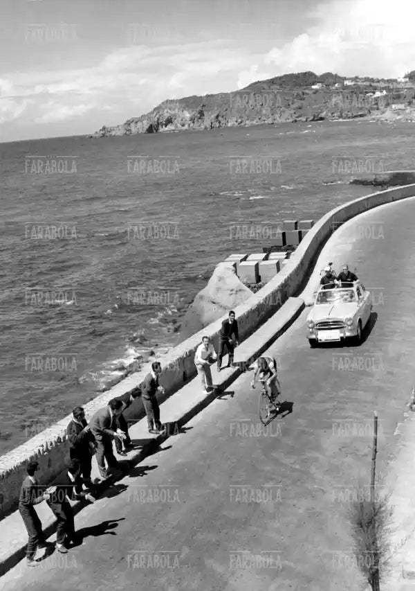 Jacques Anquetil alla cronometro di Ischia, Giro d'Italia, 1959