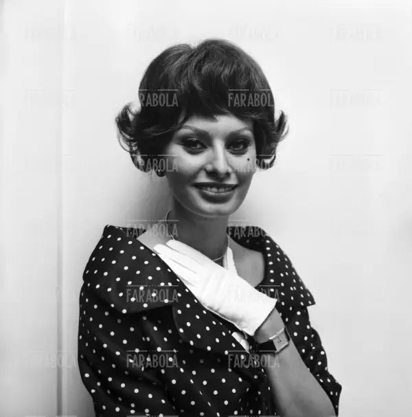 Sophia Loren durante le riprese del film Olympia, Vienna, 1959