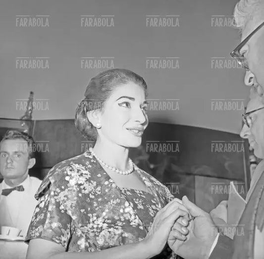 Maria Callas dopo la separazione da Giovanni Battista Meneghini, Milano, 1959
