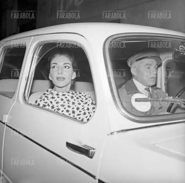 Maria Callas dopo la separazione da Giovanni Battista Meneghini, Milano, 1959