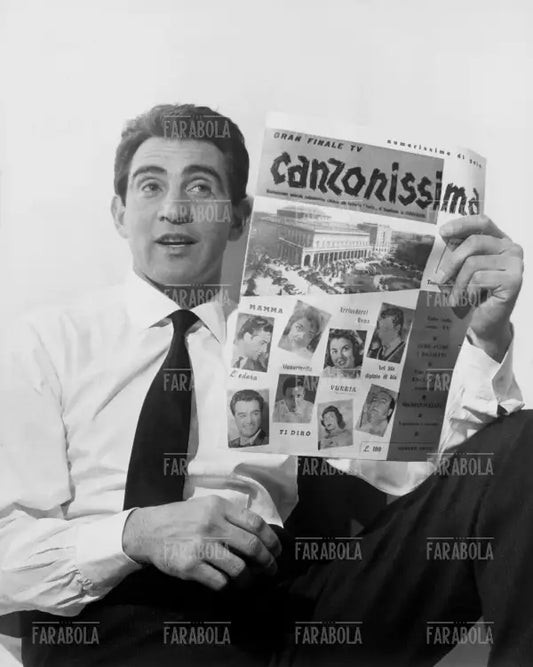 Walter Chiari, finale di Canzonissima, Reggio Emilia, 1959