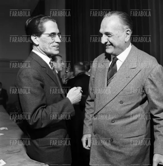 Lino Montagna, riunione per il Compasso d'Oro alla Rinascente, Milano, 1960