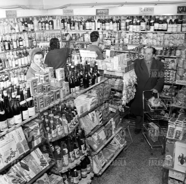 Supermercato, Milano, 1960