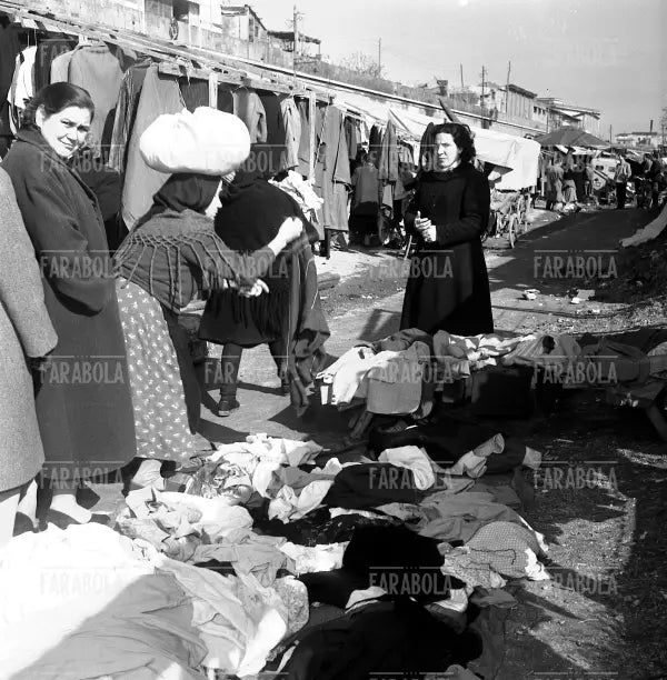 Mercato di Porta Portese, Roma, 1960