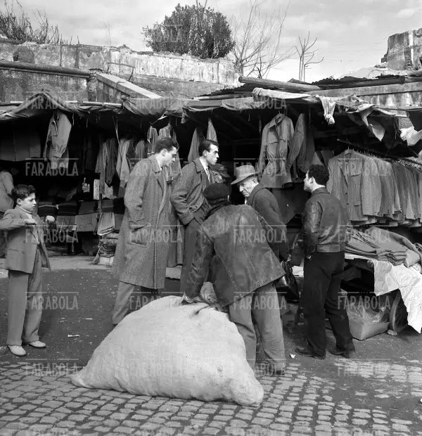 Mercato di Porta Portese, Roma, 1960