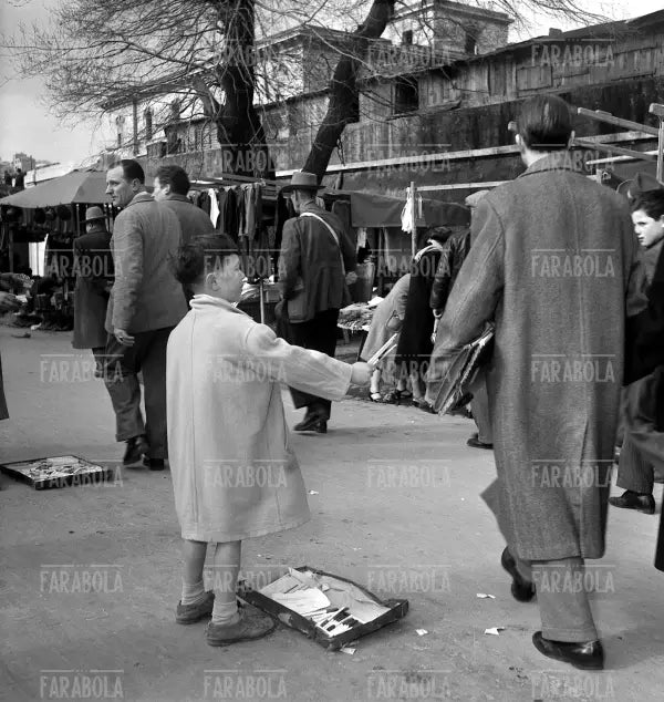 Mercato di Porta Portese, Roma, 1960