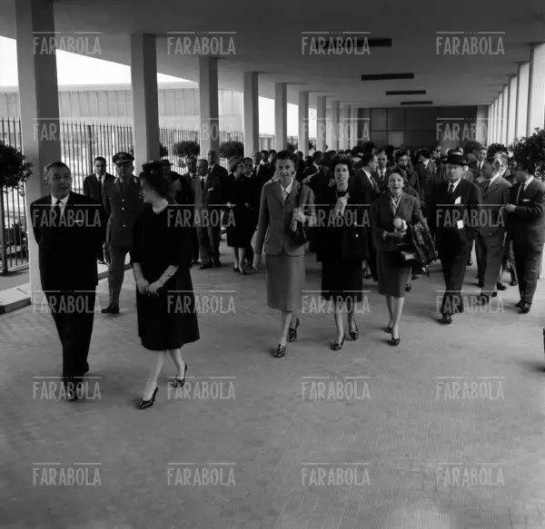Visita allo stabilimento APEM della Rinascente, Vimodrone, 1960