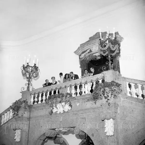 Ballo dei Re a Palazzo Serra di Cassano, Napoli, 1960