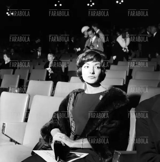 Maria Callas, Prima di Adelchi del Teatro Popolare Italiano, Milano, 1960