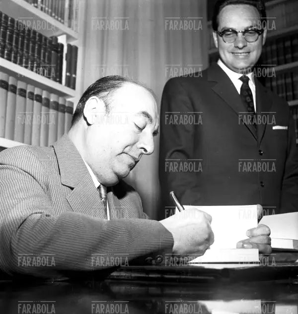 Pablo Neruda, Circolo della Stampa, Milano, 1960