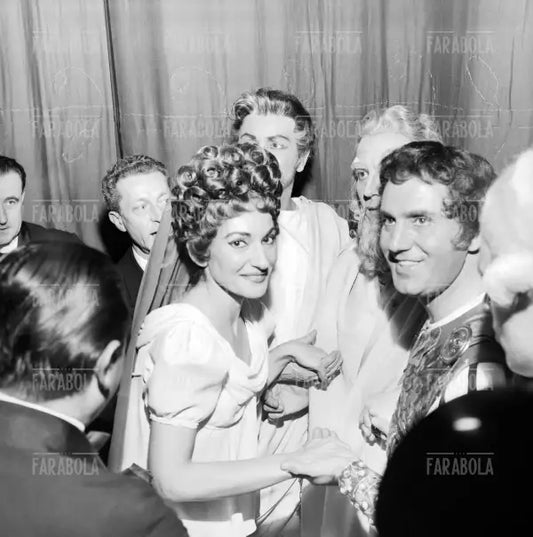 Maria Callas e Ettore Bastianini, Opera Poliuto, Teatro alla Scala, Milano, 1960
