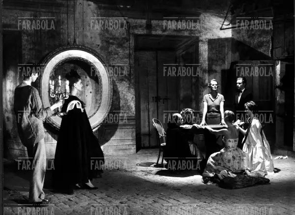 Una scena del film La dolce vita, 1960