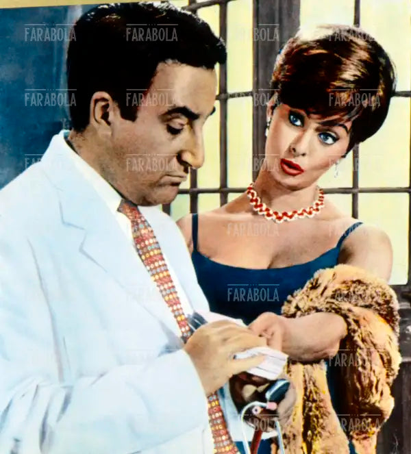 Sophia Loren e Peter Sellers, Film La miliardaria, 1960