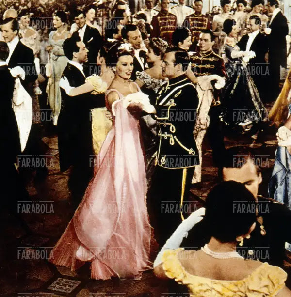 Sophia Loren e Carlo Hintermann, Film Olympia, 1960