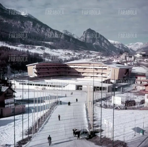 Stadio del ghiaccio, Cortina d'Ampezzo, anni 60