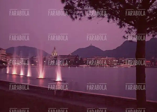 Il lago e la città di Como, anni 60