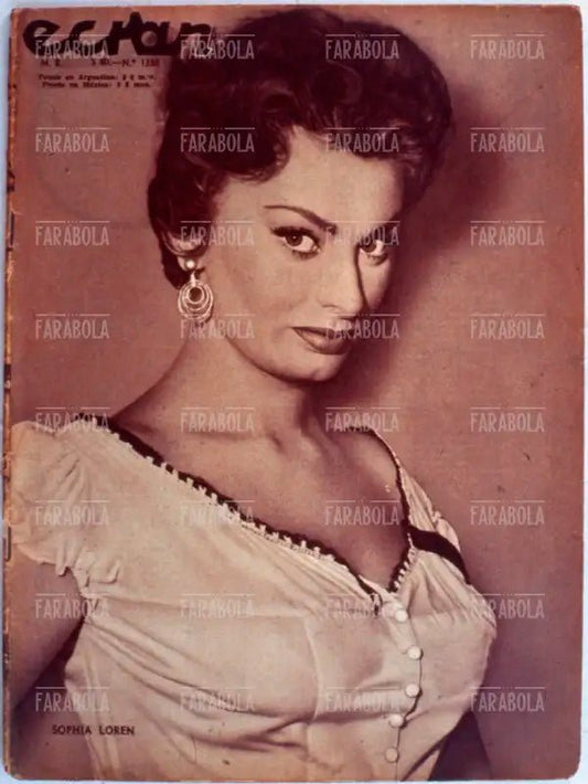 Sophia Loren, Copertina di Ecran, anni 60