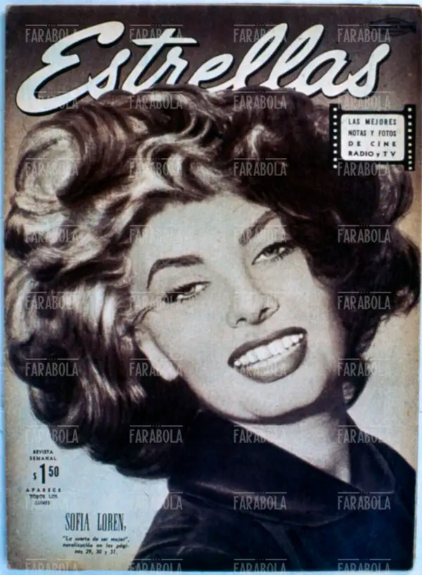 Sophia Loren, Copertina di Estrellas, anni 60