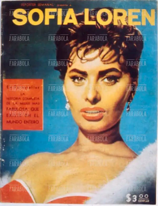 Sophia Loren, Copertina di una rivista spagnola a lei dedicata, anni 60
