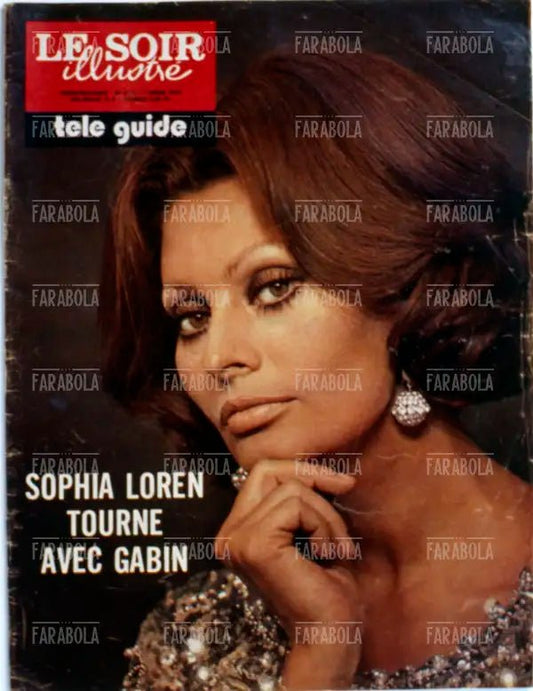 Sophia Loren, Copertina di Le Soir Illustré, anni 60