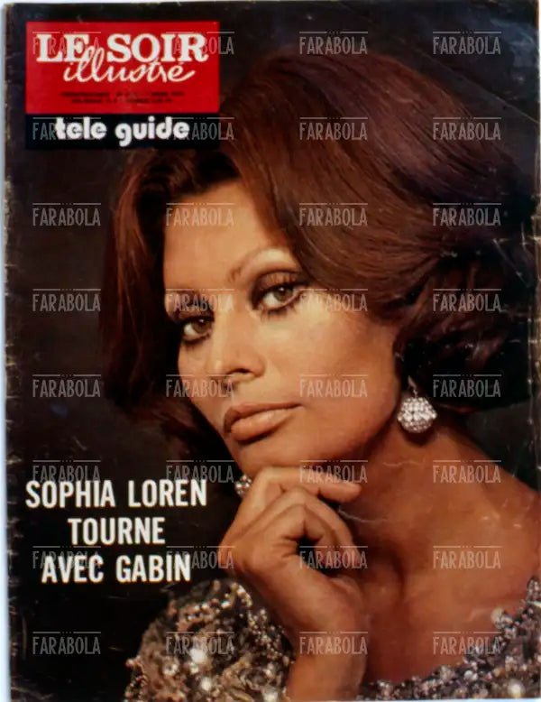 Sophia Loren, Copertina di Le Soir Illustré, anni 60