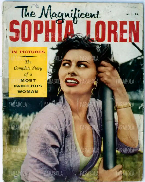 Sophia Loren, Copertina di The Magnificent Sophia Loren, anni 60