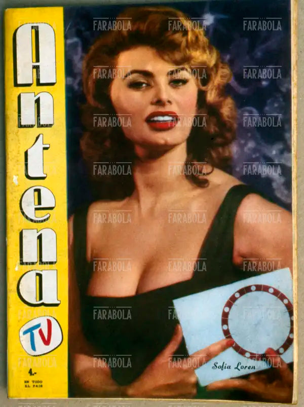 Sophia Loren, Copertina di Antena TV, anni 60
