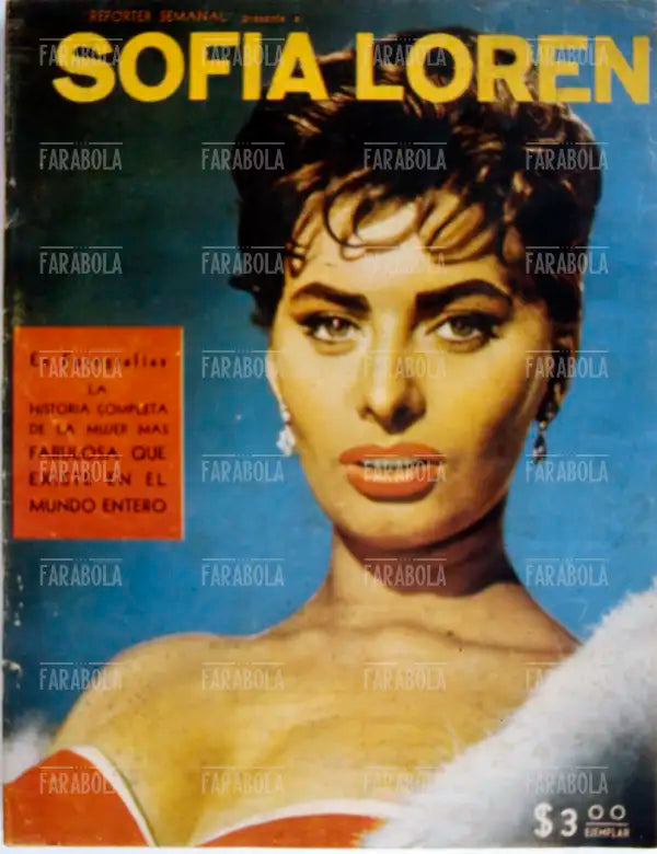 Sophia Loren, Copertina di una rivista spagnola a lei dedicata, anni 60