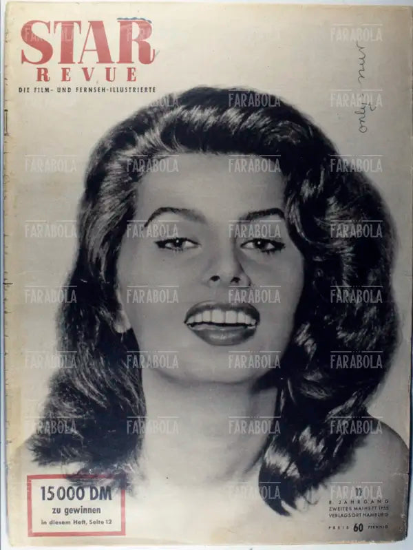 Sophia Loren, Copertina di Star Revue, anni 60