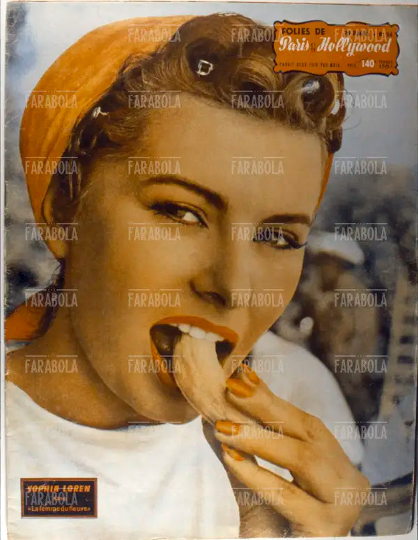 Sophia Loren, Copertina di Folies de Paris et de Hollywood, anni 60