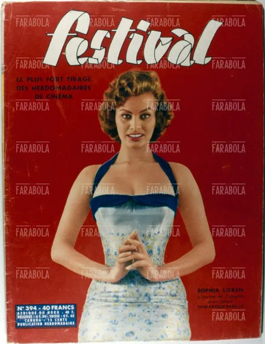 Sophia Loren, Copertina di Festival, anni 60