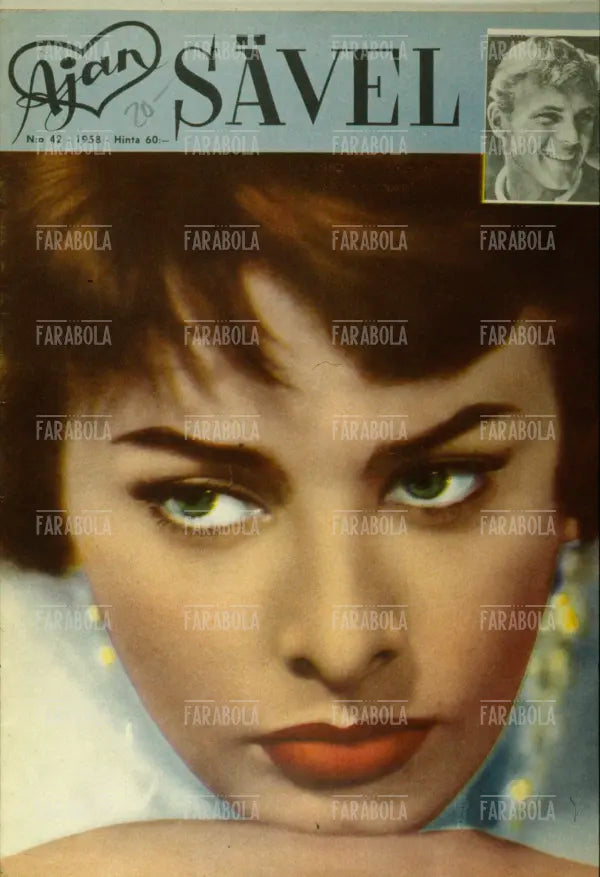 Sophia Loren, Copertina di Ajan Savel, anni 60