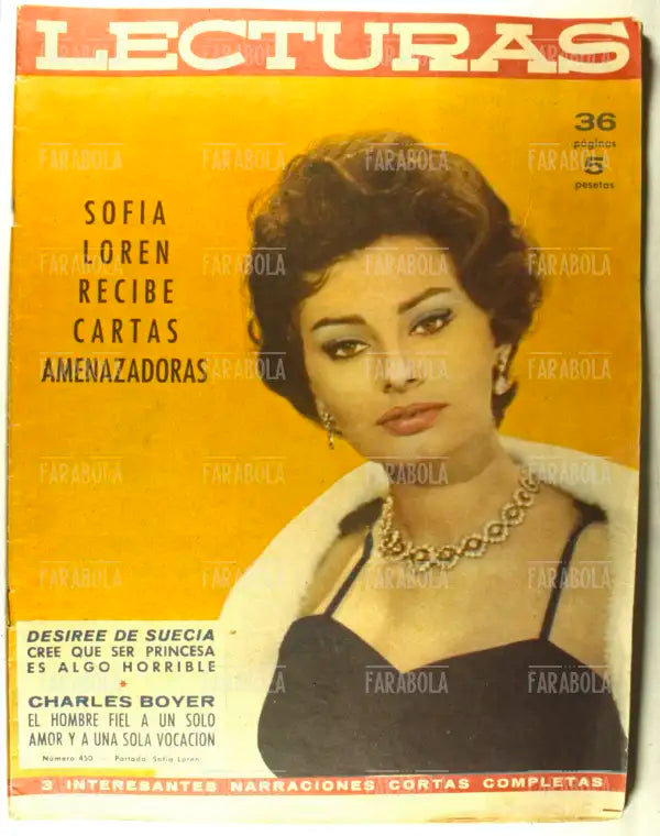 Sophia Loren, Copertina di Lecturas, anni 60